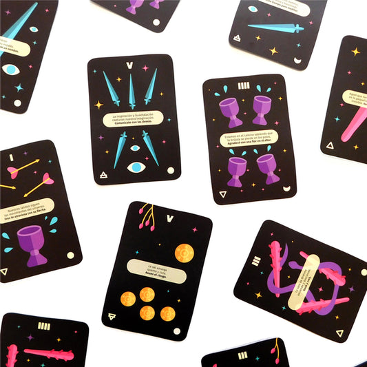 Oráculo Arcanos Menores Del Tarot - Cápsula Dorada