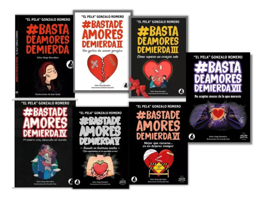 Basta de amores de Mierda 1,2,3,4,5,6,7 (Collección completa)