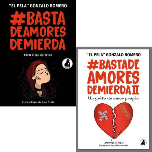 Pack Basta de amores de mierda 1 y 2 - Pela Gonzalo Romero